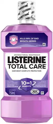 Amcal Pharmacies Listerine Total Care Mouthwash offer