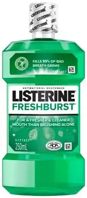 Amcal Pharmacies Listerine Mouthwash FreshBurst offer