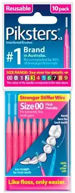 Amcal Pharmacies Piksters Interdental Brush Size 00 Pink offer