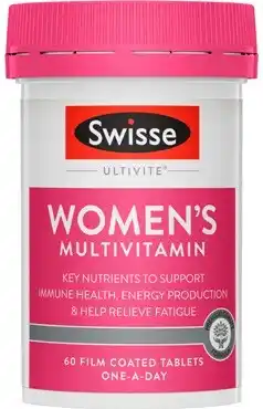 Amcal Pharmacies Swisse Ultivite Women’s Multivitamin 60 Tablets offer