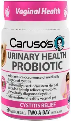 Amcal Pharmacies Caruso’s Urinary Health Probiotic 60 Capsules offer