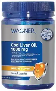 Amcal Pharmacies Wagner Cod Liver Oil 1000mg 200 Soft Capsules offer