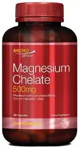 Amcal Pharmacies Microgenics Magnesium Chelate 500mg 200 Capsules offer