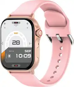 BIG W V-Fitness Smart Watch GPS and 2.13inch AMOLED Screen - Pink offer