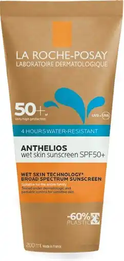 Amcal Pharmacies La Roche-Posay Anthelios Wet Skin Sunscreen SPF 50+ offer