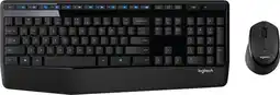 BIG W Logitech Black Wireless Keyboard & Mouse Combo - MK345 offer