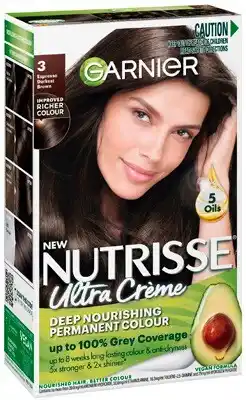 Amcal Pharmacies Garnier Nutrisse Ultra Creme Permanent Colour 3 Expresso offer
