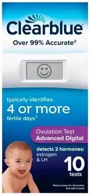 Amcal Pharmacies Clearblue Advanced Digital Ovulation Test offer