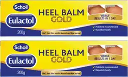 Amcal Pharmacies Scholl Eulactol Heel Balm Gold offer