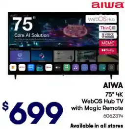 BIG W Webos hub tv offer