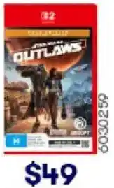 BIG W Star wars outlaws offer
