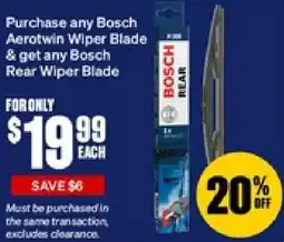SuperCheap Auto Bosch aerotwin wiper blade offer