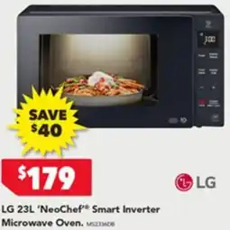 Harvey Norman Smart inverter microwave oven offer