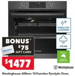 Harvey Norman 10-function pyrolytic oven. offer
