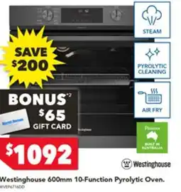 Harvey Norman 10-function pyrolytic oven. offer
