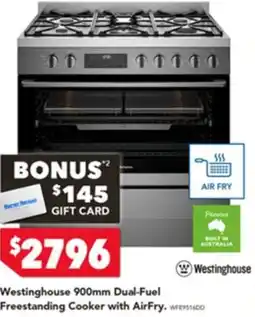 Harvey Norman Dual-fuel freestanding cooker offer