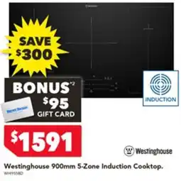Harvey Norman 5-zone induction cooktop. offer