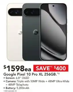 Harvey Norman Pixel 10 pro xl offer