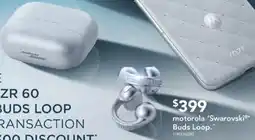 Harvey Norman Swarovski buds loop. offer