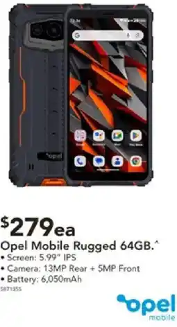 Harvey Norman Opel Mobile rugged offer