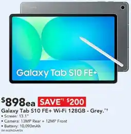 Harvey Norman Galaxy tab s10 fe+ wi-fi x offer