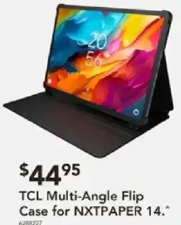Harvey Norman Tcl multi-angle flip case offer