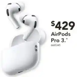 Harvey Norman Airpods pro 3. offer
