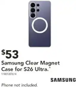 Harvey Norman Samsung clear magnet case for s26 ultra offer
