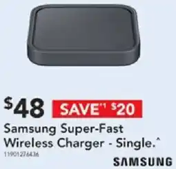 Harvey Norman Samsung super-fast wireless charger offer