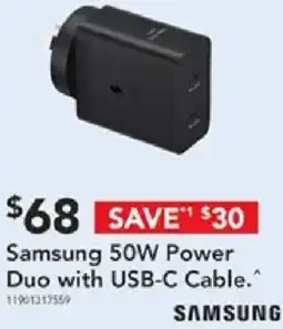 Harvey Norman Samsung 50w power duo offer