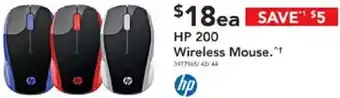 Harvey Norman Hp 200 wireless mouse. offer