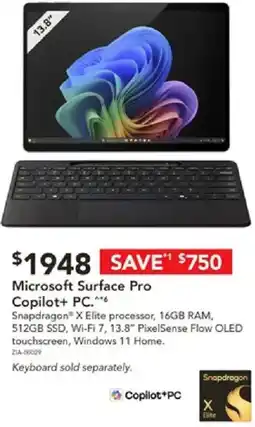 Harvey Norman Microsoft surface pro copilot+ pc offer