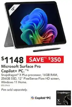 Harvey Norman Microsoft surface pro copilot+ pc offer