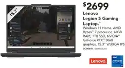 Harvey Norman Lenovo legion 5 gaming laptop offer
