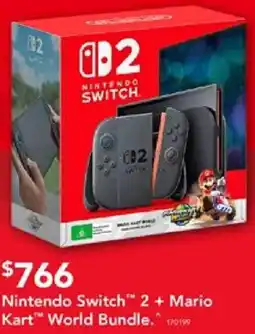 Harvey Norman Nintendo switch 2 mario kart world bundle. offer