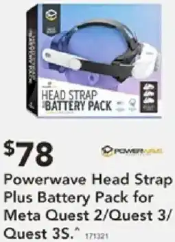 Harvey Norman head strap plus battery pack offer