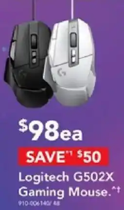 Harvey Norman G502x gaming mouse offer