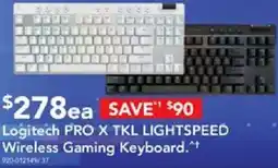 Harvey Norman Pro x tkl lightspeed wireless gaming keyboard offer