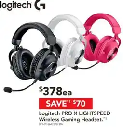 Harvey Norman Pro x lightspeed wireless gaming headset offer