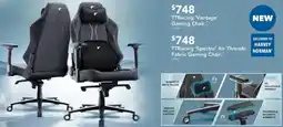 Harvey Norman Air threads fabric gaming chair. offer