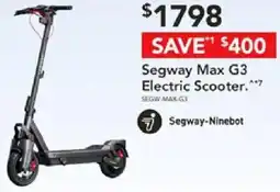 Harvey Norman Max g3 electric scoote offer