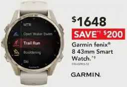 Harvey Norman Garmin fenix 8 43mm smart watch offer