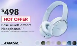 Harvey Norman Bose quietcomfort headphones offer