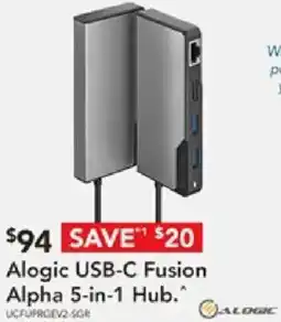 Harvey Norman Alogic usb-c fusion alpha 5-in-1 hub offer