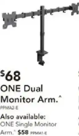 Harvey Norman One single monitor arm. offer