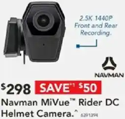 Harvey Norman Navman mivue rider dc helmet camera. offer
