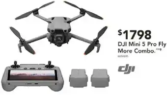 Harvey Norman Dji mini 5 pro fly more combo offer