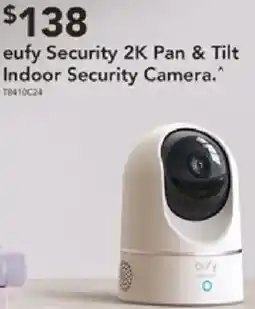 Harvey Norman Eufy security 2k pan & tilt indoor security camera offer