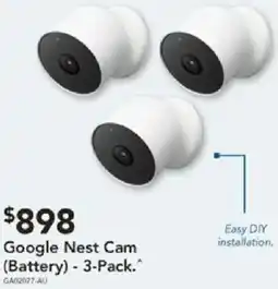 Harvey Norman Google nest cam offer