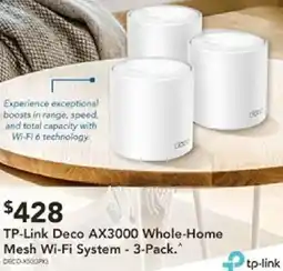 Harvey Norman Tp-link deco ax3000 whole-home mesh wi-fi system offer